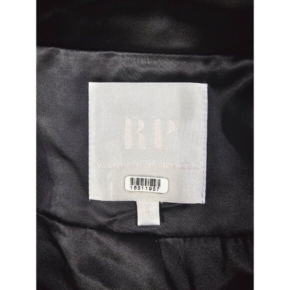 Rachel Parcell Women's Plaid Tweed Double Breasted Satin Lapel Blazer Sz 4 3151 - Picture 8 of 16